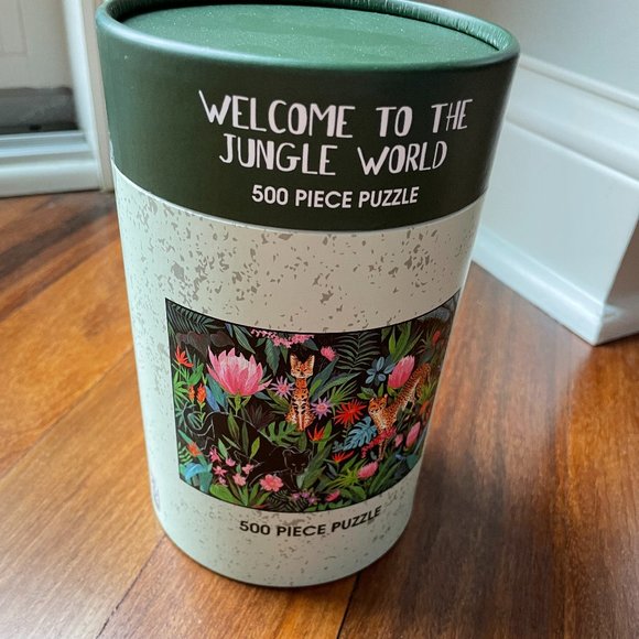 NEW Welcome to the Jungle World 500Pc Puzzle by Modern Expressions - Picture 4 of 5